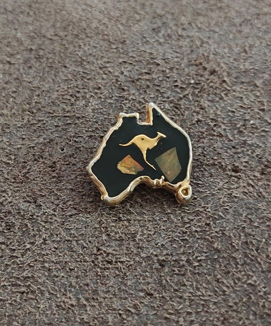 1970s/80s Australian Travel Souvenir Gold Tone Pin/Brooch