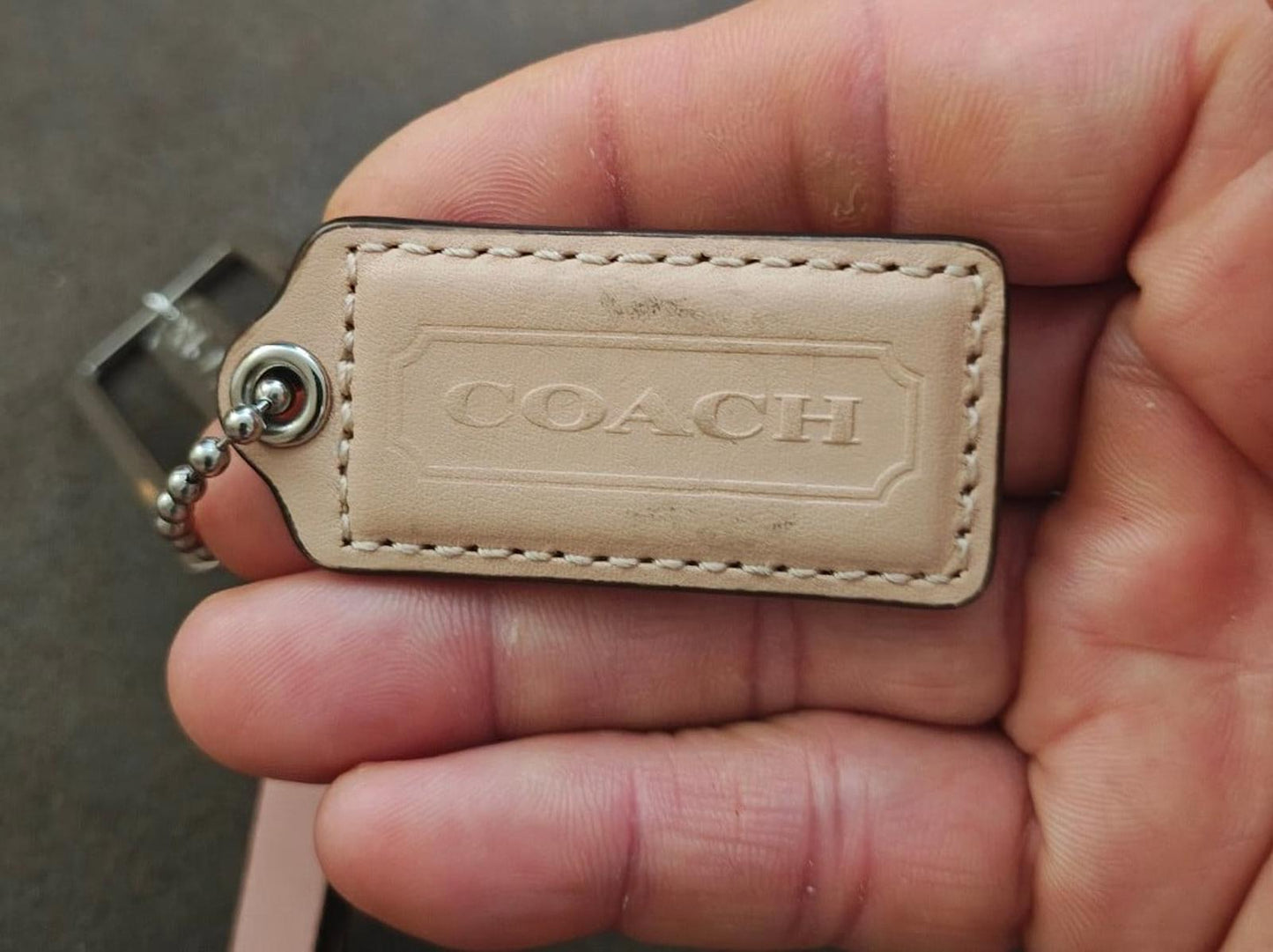 Coach Bag Charm/Hang Tag/Fob/Keychain