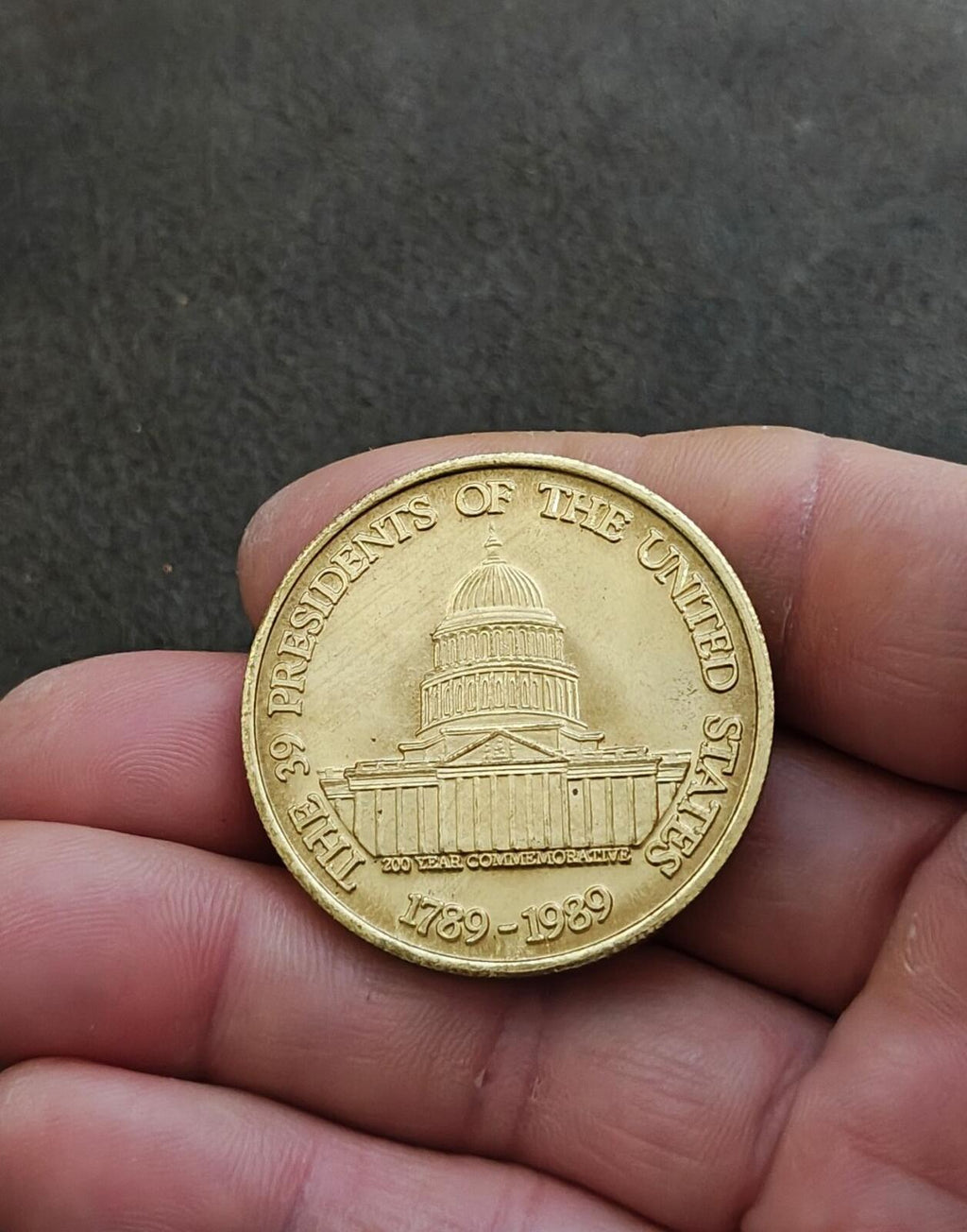 1989 39 Presidents of the United States 200 Year Commemorative Coin