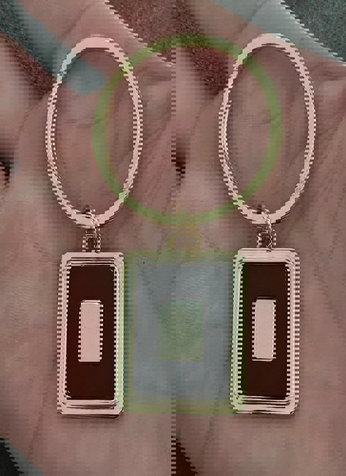 1990s Vintage Colibri 18k Gold Plated Key Chain Made In USA