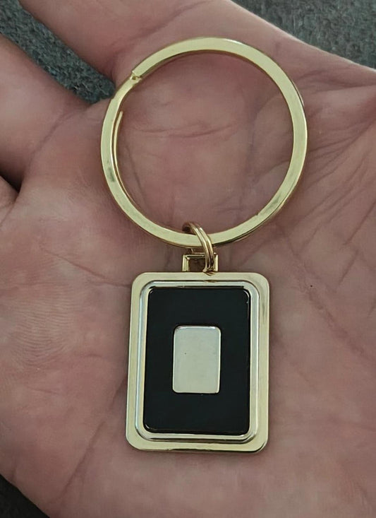 1990s Vintage Colibri 18k Gold Plated Key Chain Made In USA