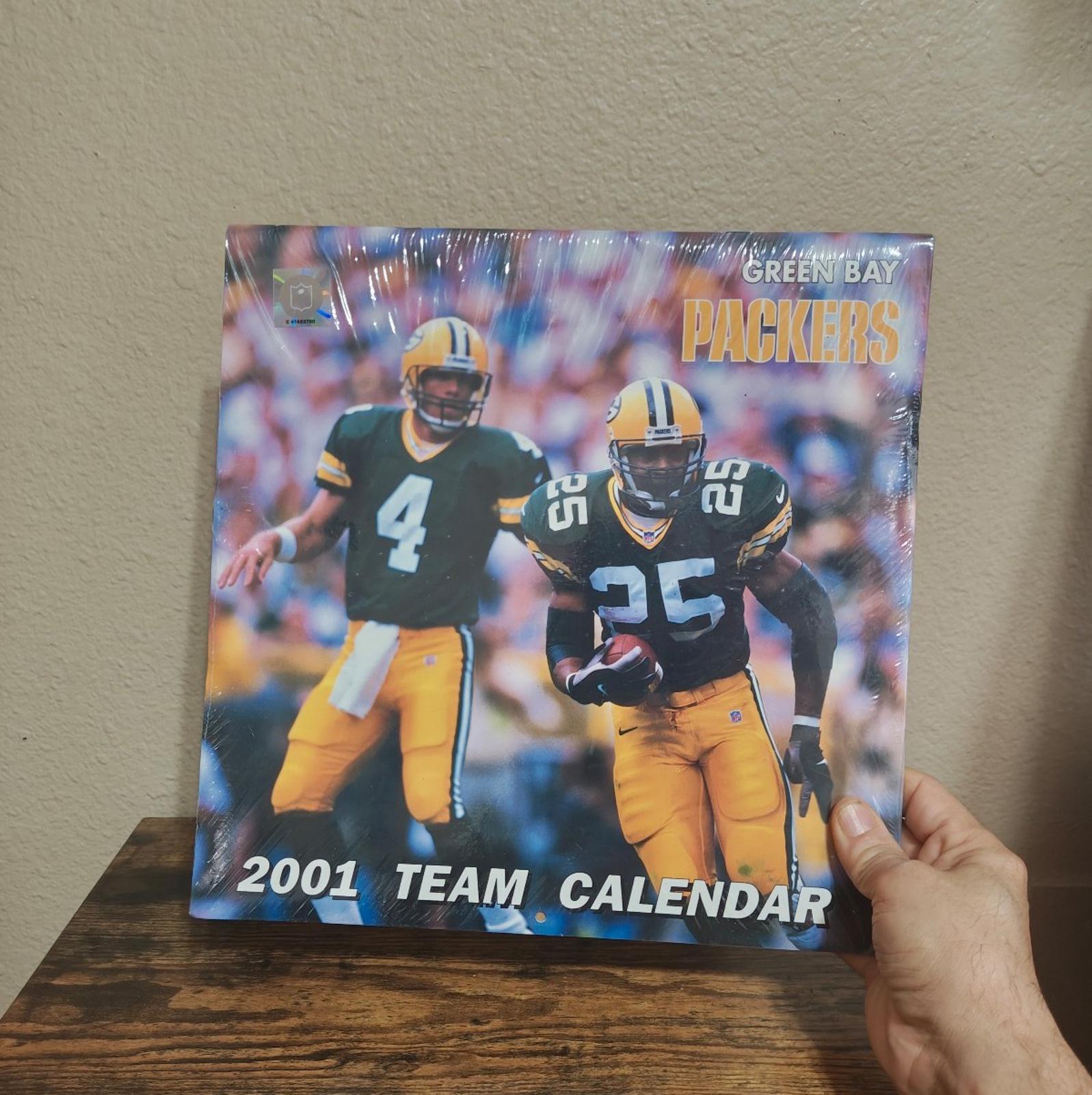 2001 Green Bay Packers 2001 Team Calendar New Sealed