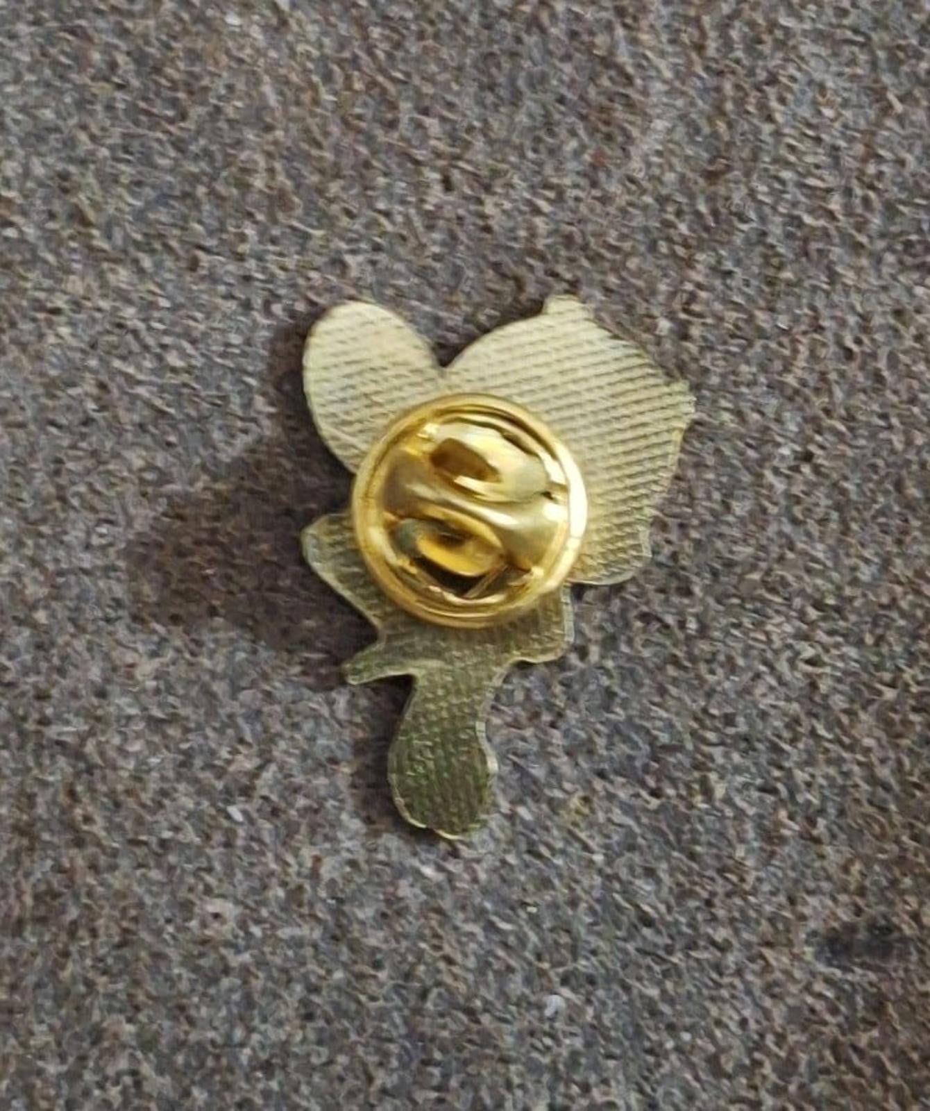 1980's Tweety Bird Playing Tennis Enamel Pin