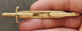 1940s/50s Gold Tone Anson Sword Tie Clip