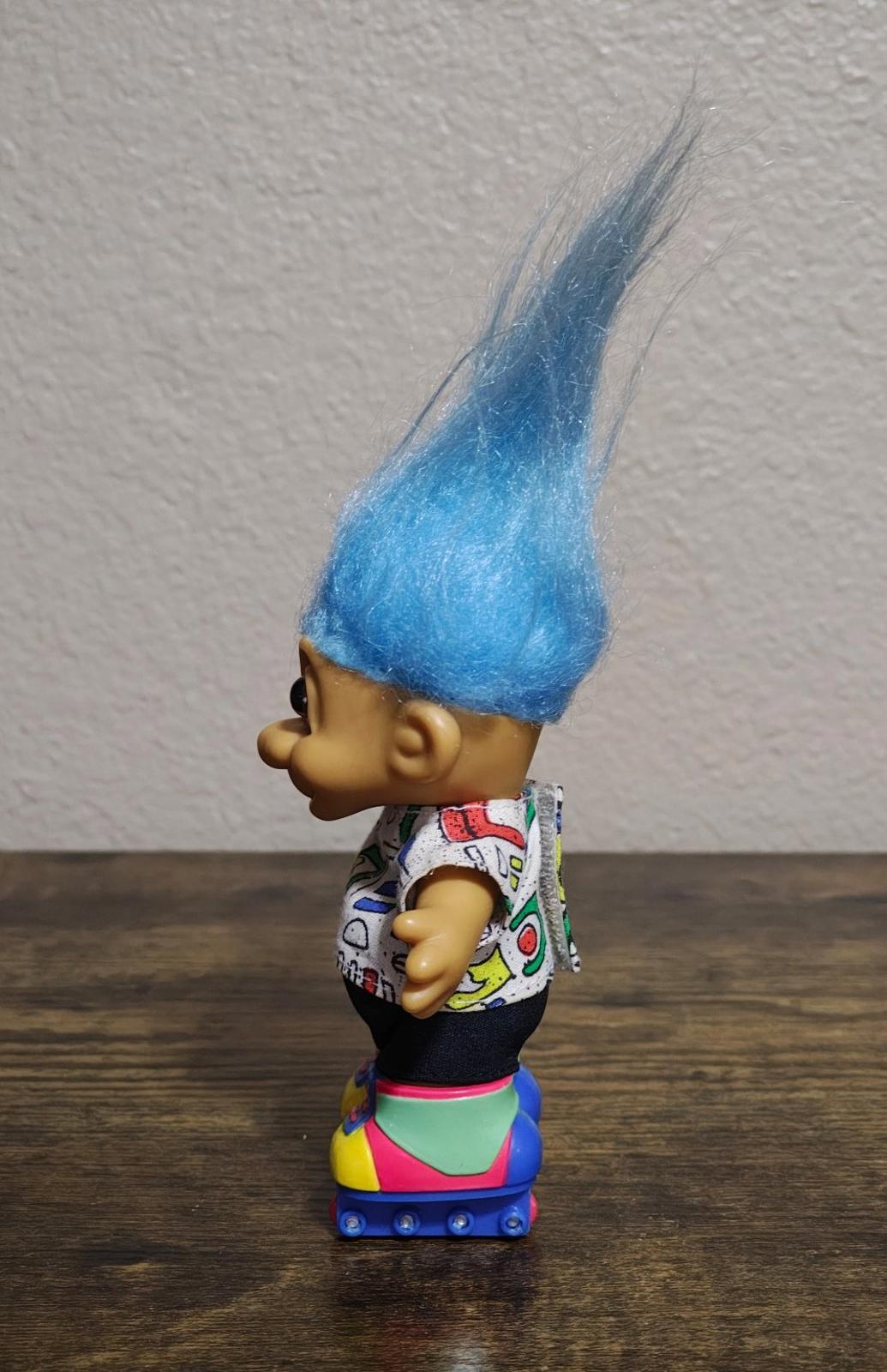 1990s Vintage Russ Troll Doll "Roller Blader Edition.
