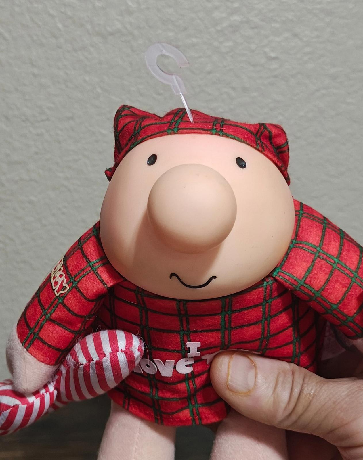 1991 Vintage"I Love You" 7" Christmas Ziggy Plush