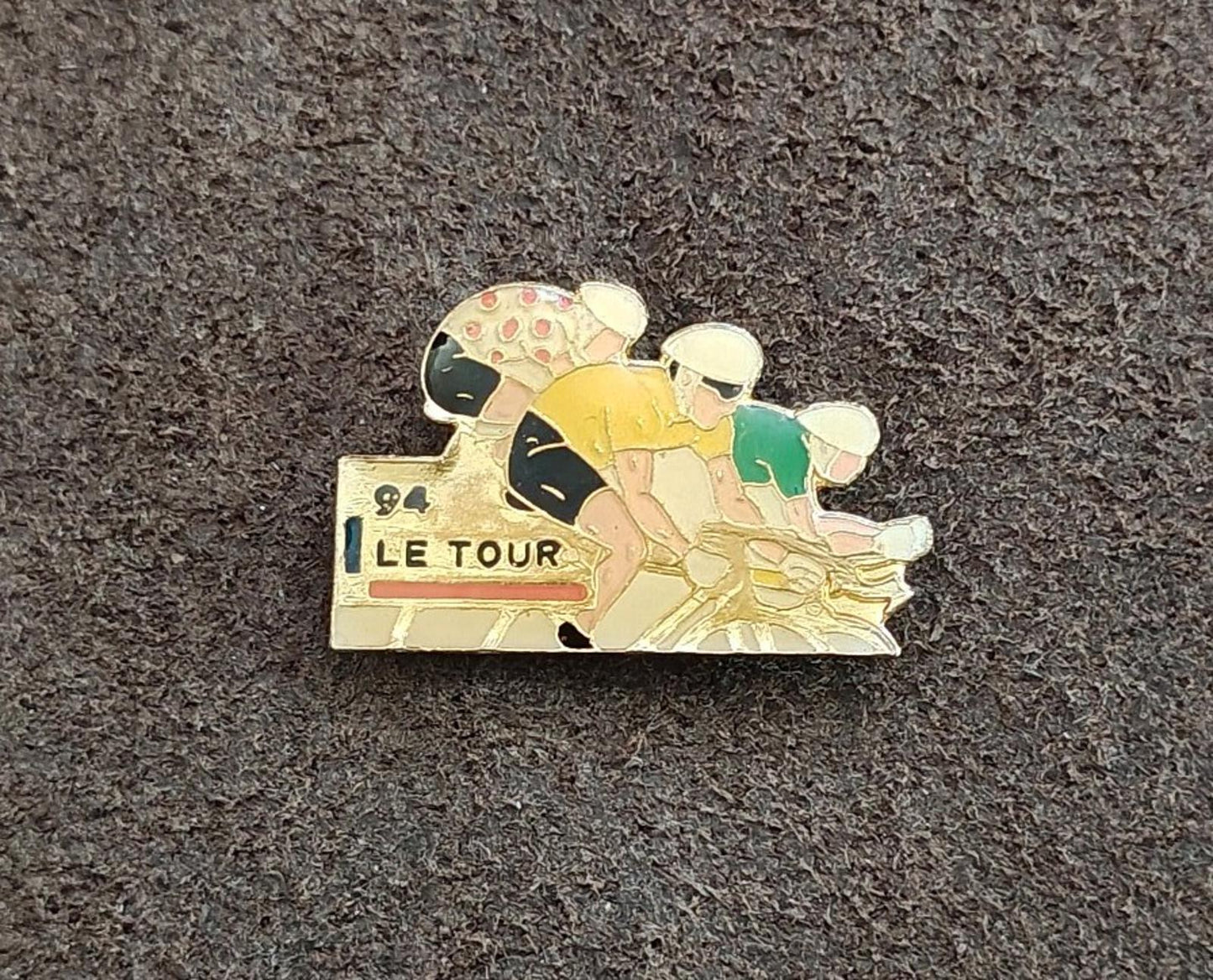 1994 Tour de France Gold Tone Enamel Pin