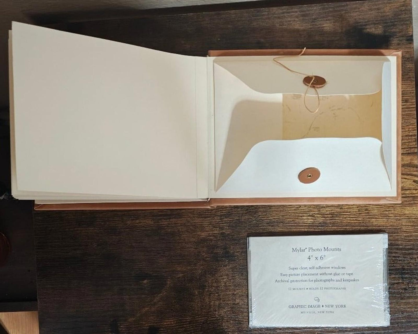 Genuine French Calf Leather 30-page Photo Album