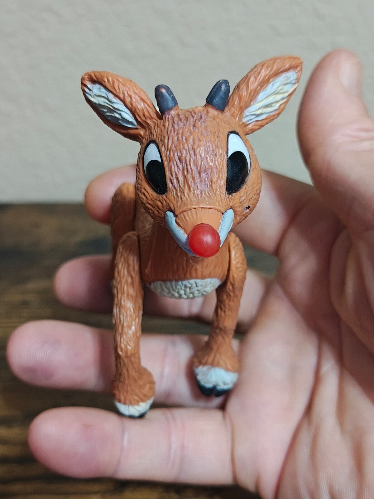 2000 Playing Mantis Rudolph The Red Nosed Reindeer Action Figure LIGHTS UP Works