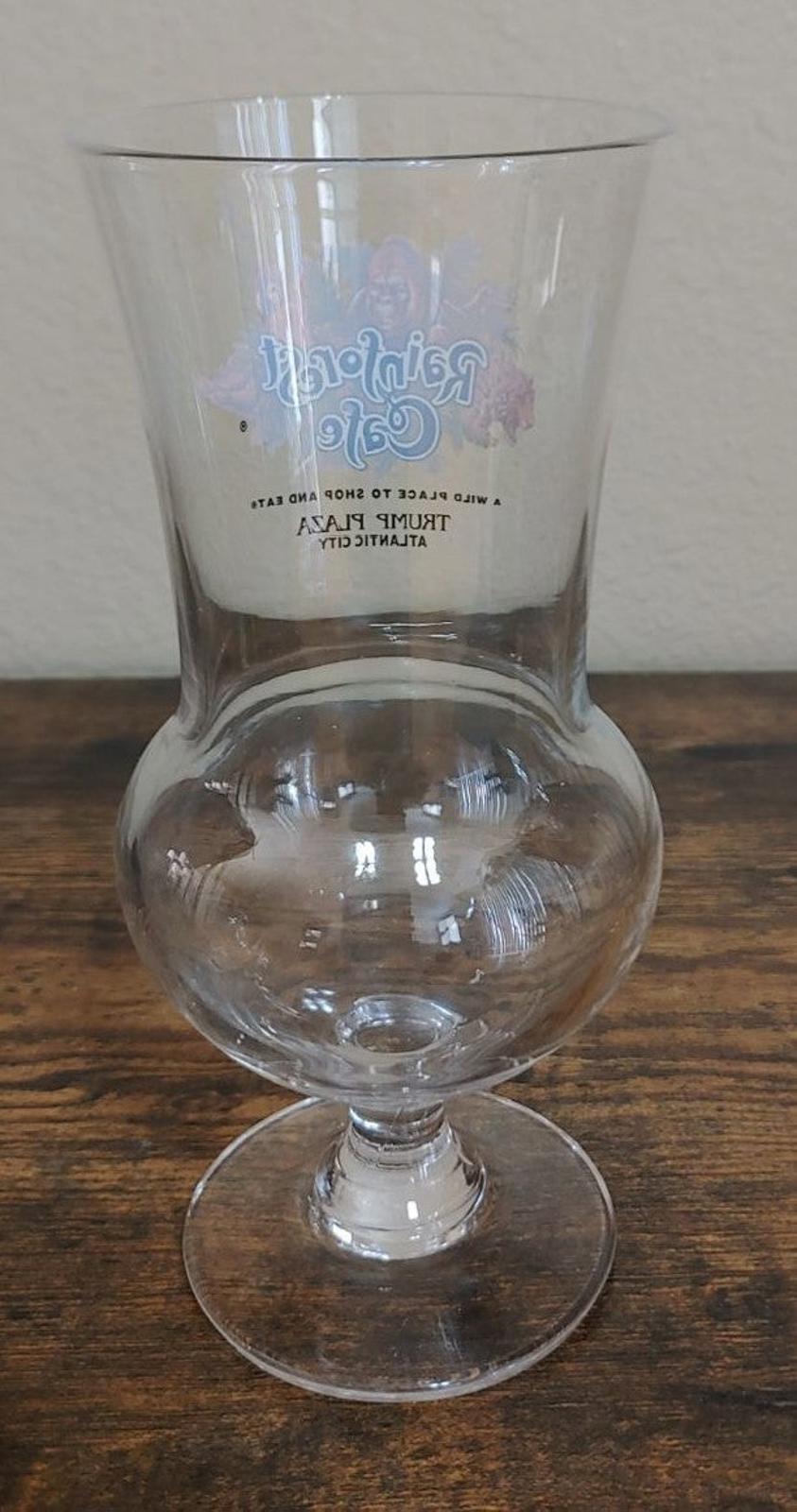 Cool Vintage Rainforest Cafe Atlantic City Trump Plaza Glass
