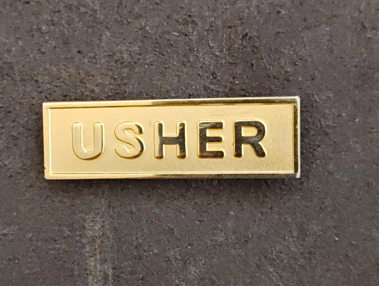Swanson Christian Products Gold Tone Usher Badge Pin