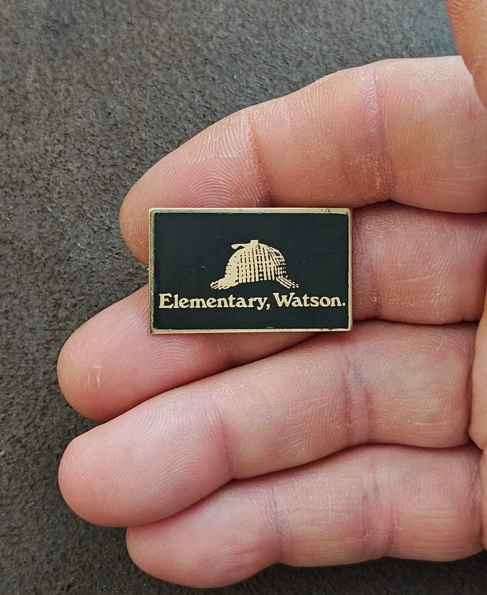 United Auto Workers Union Bimco Awards Gold Tone Black Enamel Pin