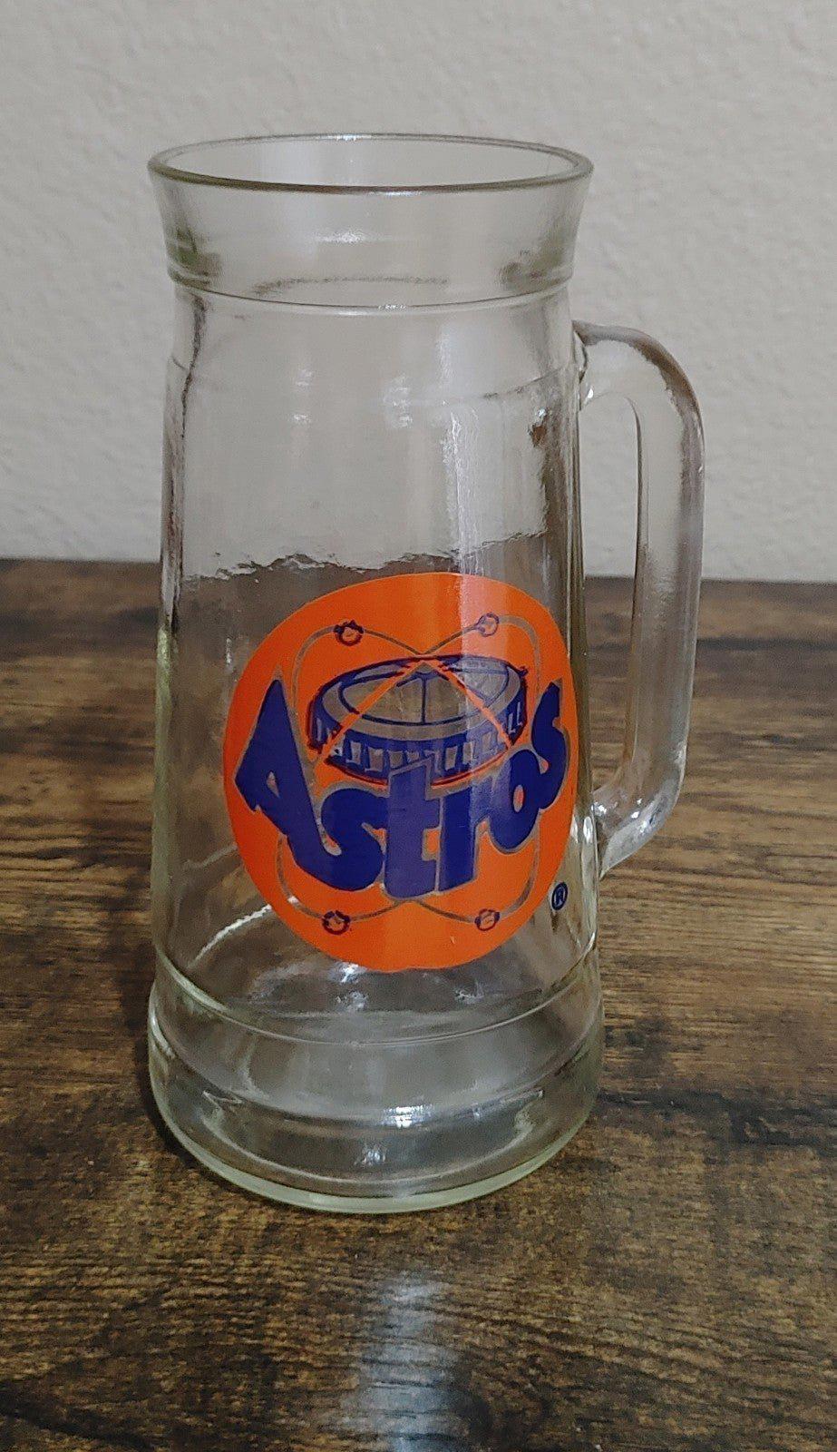 1970's Houston Astros Astrodome Tall Beer Glass Mug