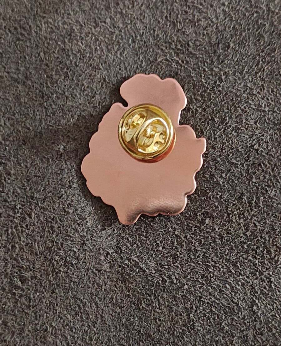 A Phoenix First Shall Burn, I Will Bring My Fire With Me Rose Gold Tone Pin