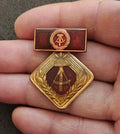 1970s/80s East German (GDR/DDR) Activist of Socialist Labor Medal Badge Pin