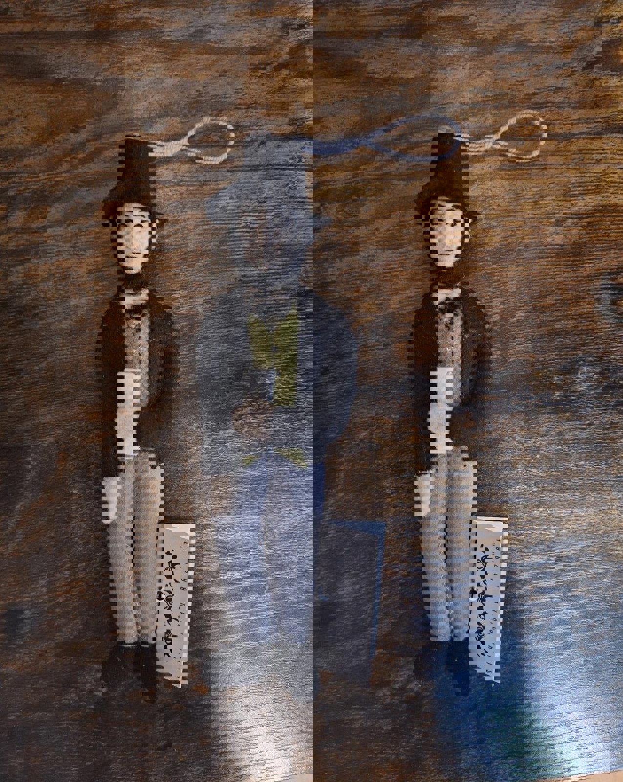 Handmade Abraham Lincoln Felt/Wool Ornament