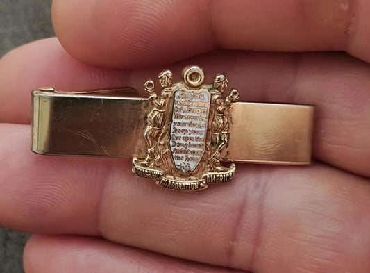 Vintage Doughnut Corporation America Company Tie Bar Clip