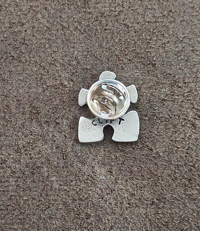 Jim Clift Fine Pewter Puzzle Piece Pin