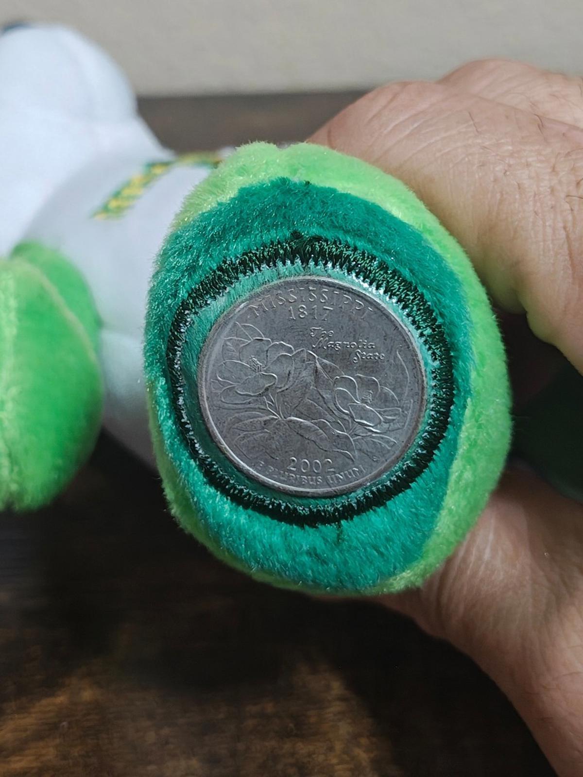 2002 Limited Treasures Mississippi State Quarter Bear Collectible Plush