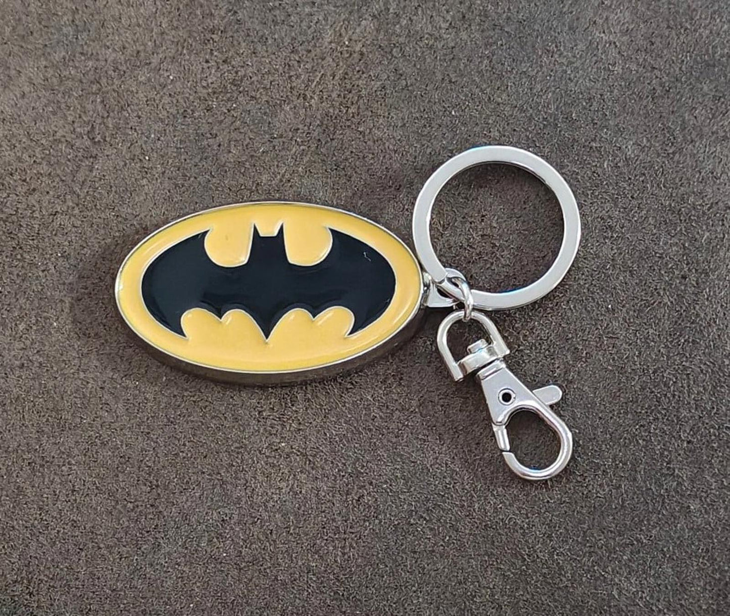 DC Comics Batman Logo Pewter Keychain