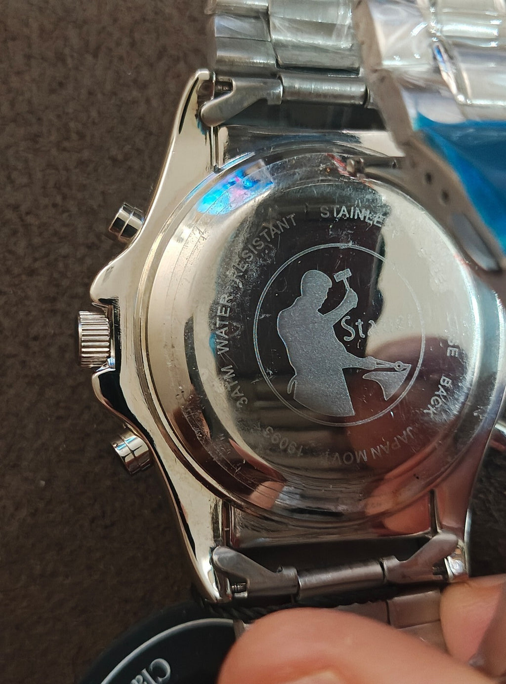 Stauer Compendium Hybrid Men's Watch (Model 19093) New In Box