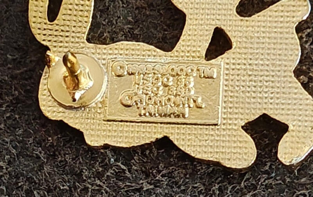 1988 Seoul Summer Olympics Gold Tone Enamel Pin