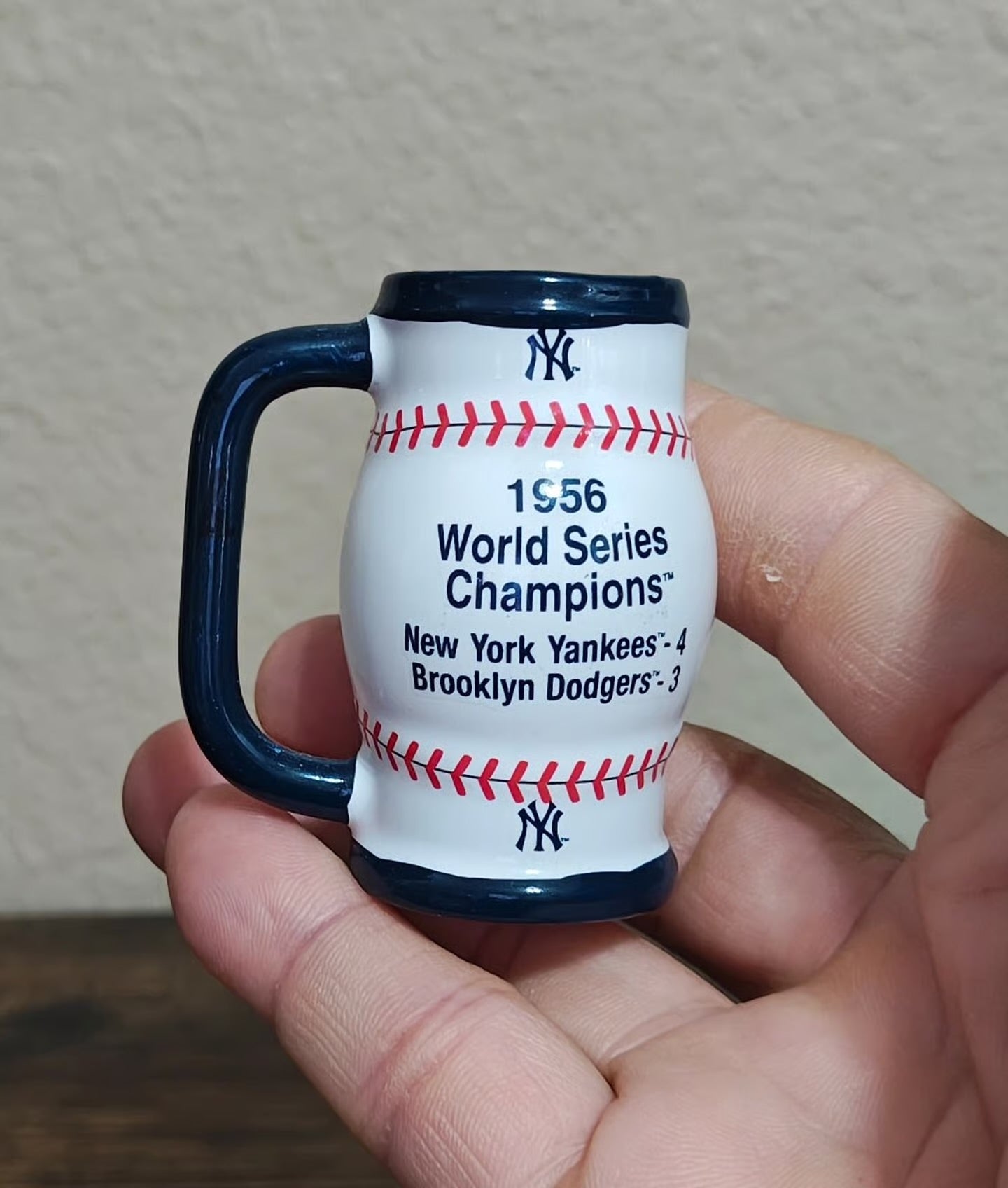 New York Yankees 1956 World Series Champions Decorative Miniature Mug