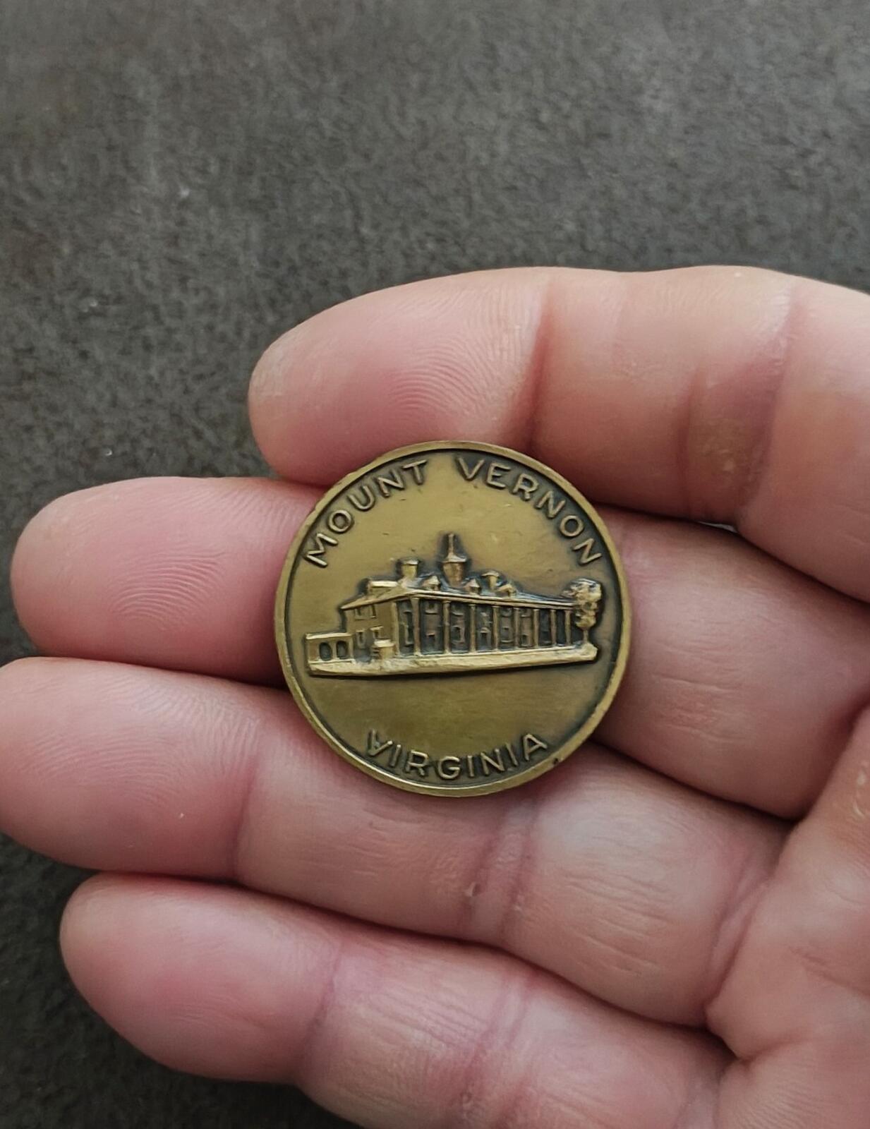 1960s George Washington Commemorative Bronze Token