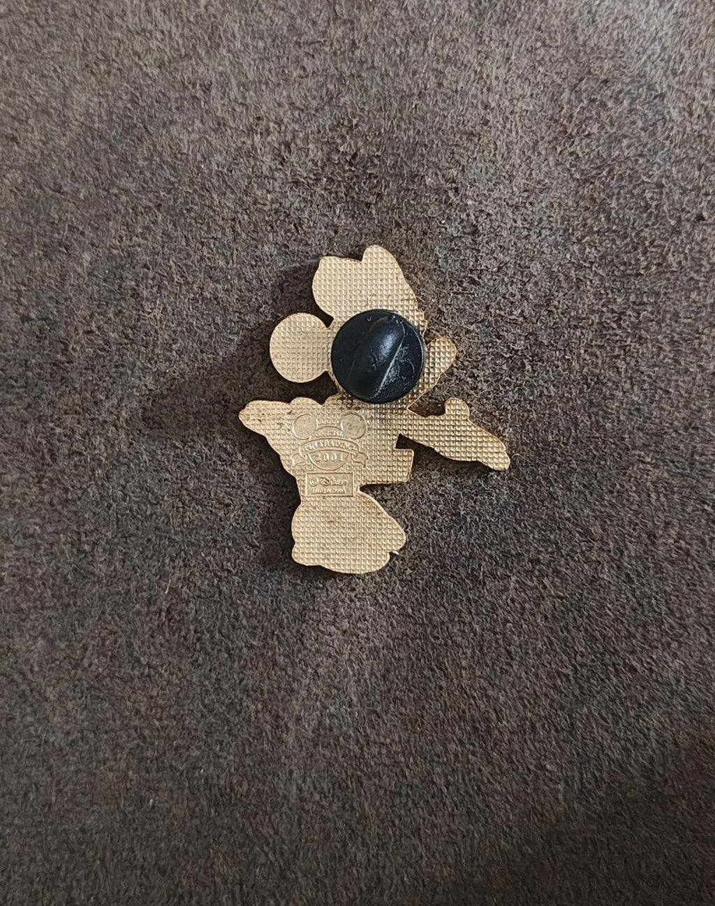 2001 Retired Minnie Mouse Trading Starter Set Gold Tone Enamel Pin