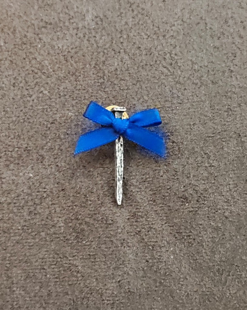 Handcrafted Pewter Religious Cross Nail Pin