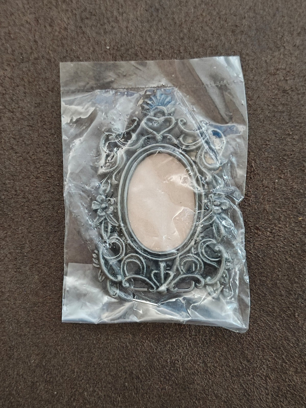 1970s/80s Pewter Tone Ornate Baroque/Victorian/Rococo Style Picture Frame NOS