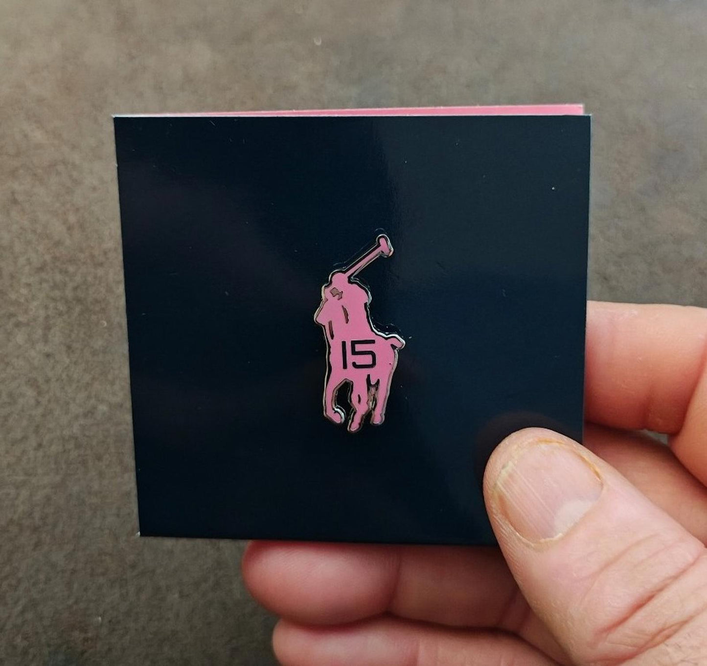 Collectible Limited Edition Ralph Lauren Pink Pony Pin New On Card.