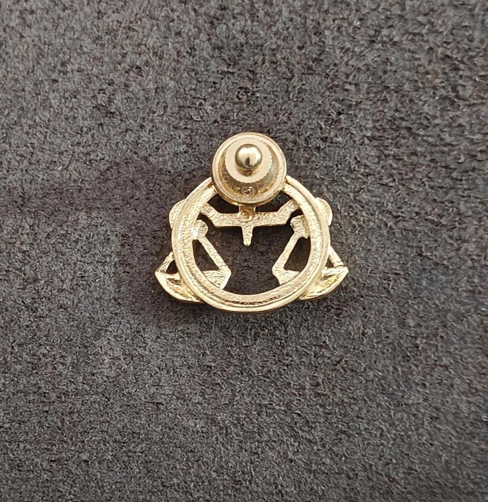 1990  Avon "Signs of the Future" Libra Zodiac With Clear Rhinestone Pin