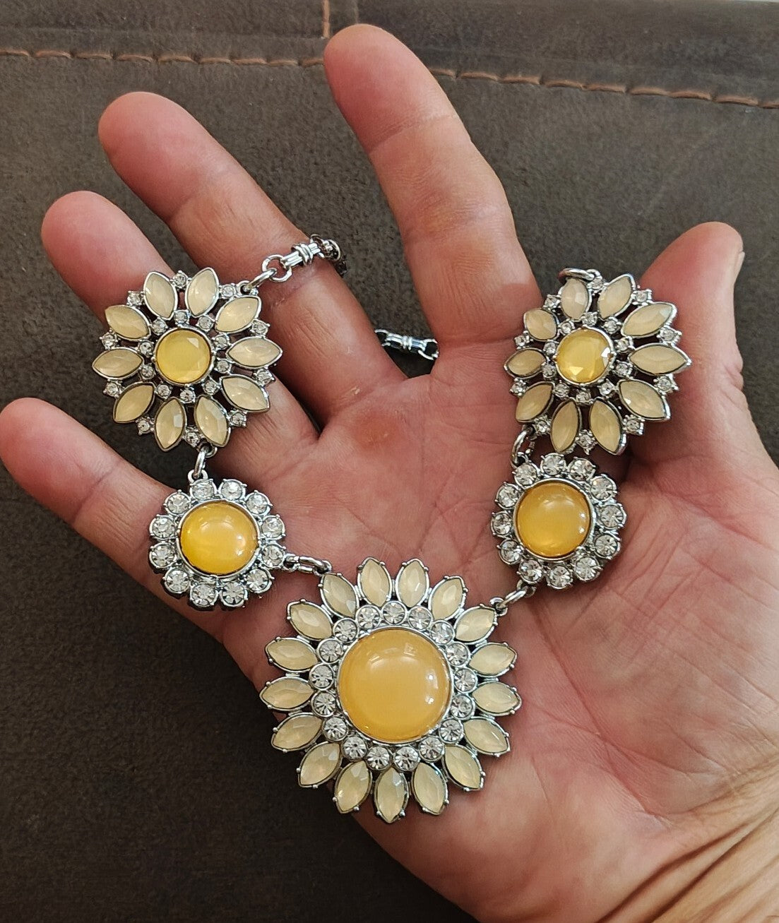 Retired Lia Sophia "Christina's Joy" Statement Necklace