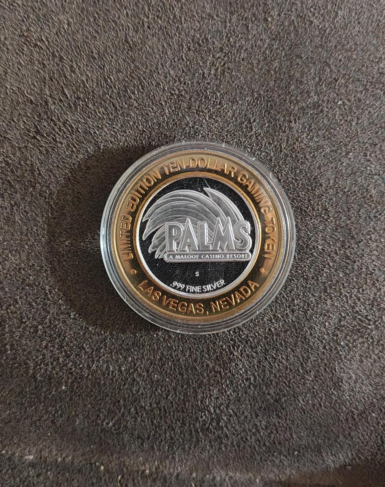 2003 Funny Cide Ten Dollar Palms Casino Las Vegas Gaming Token