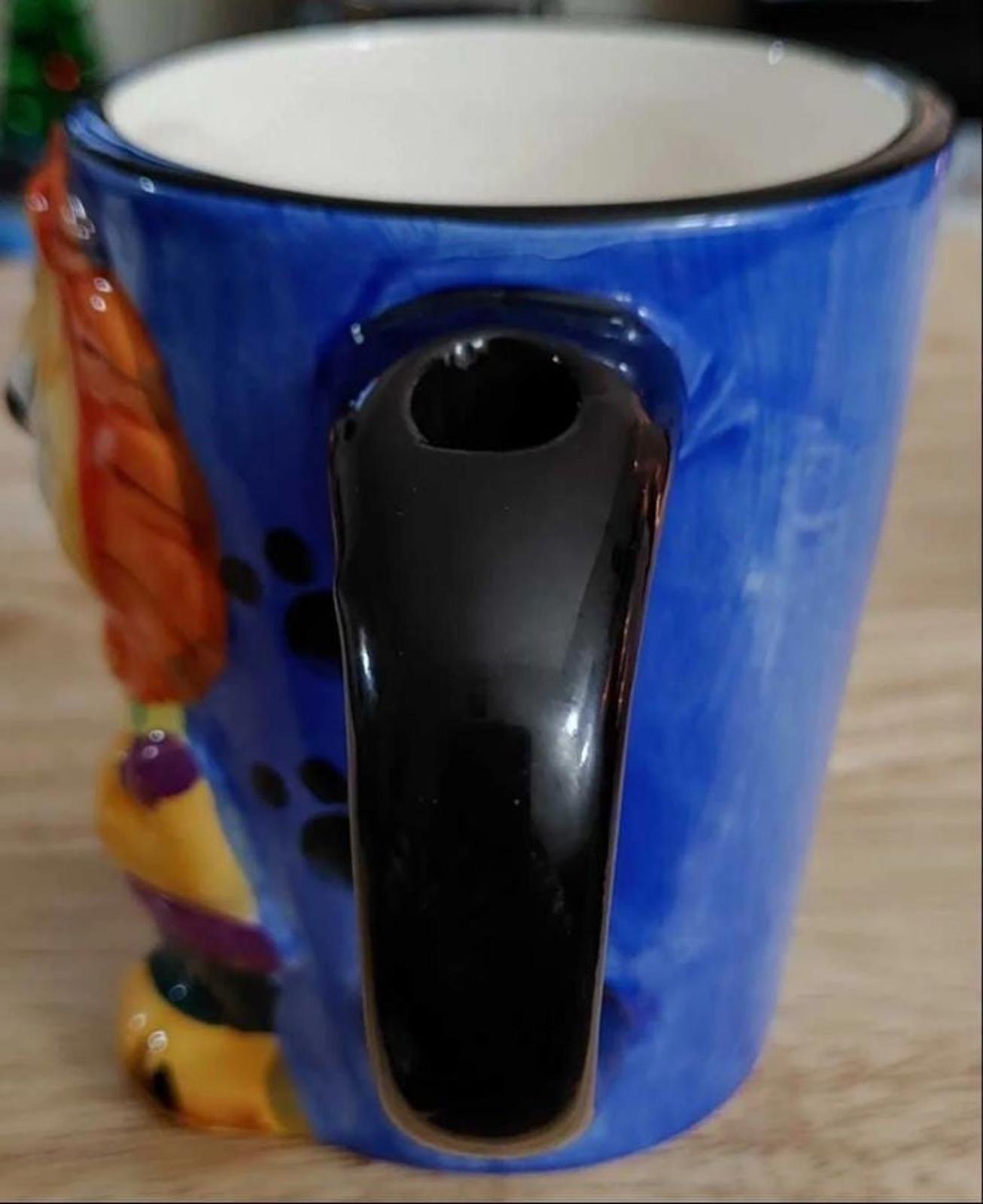 Colorful 3D Lion Ceramic Mug