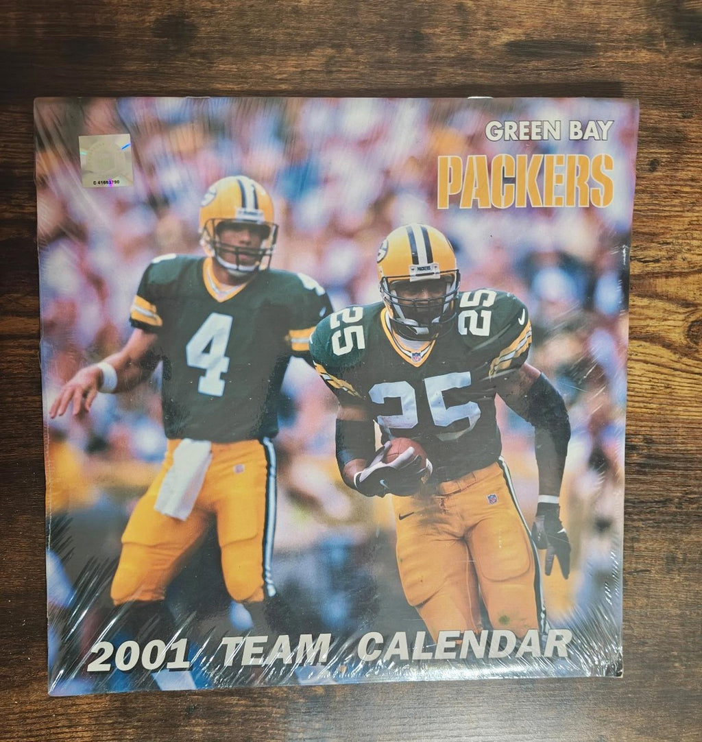 2001 Green Bay Packers 2001 Team Calendar New Sealed