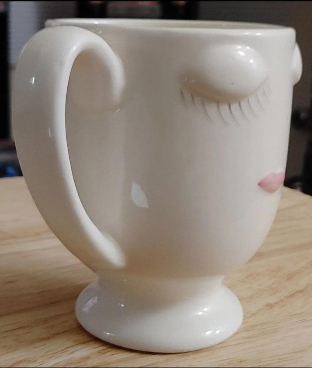 Celfie Footed Pedestal Coffee Tea Mug
