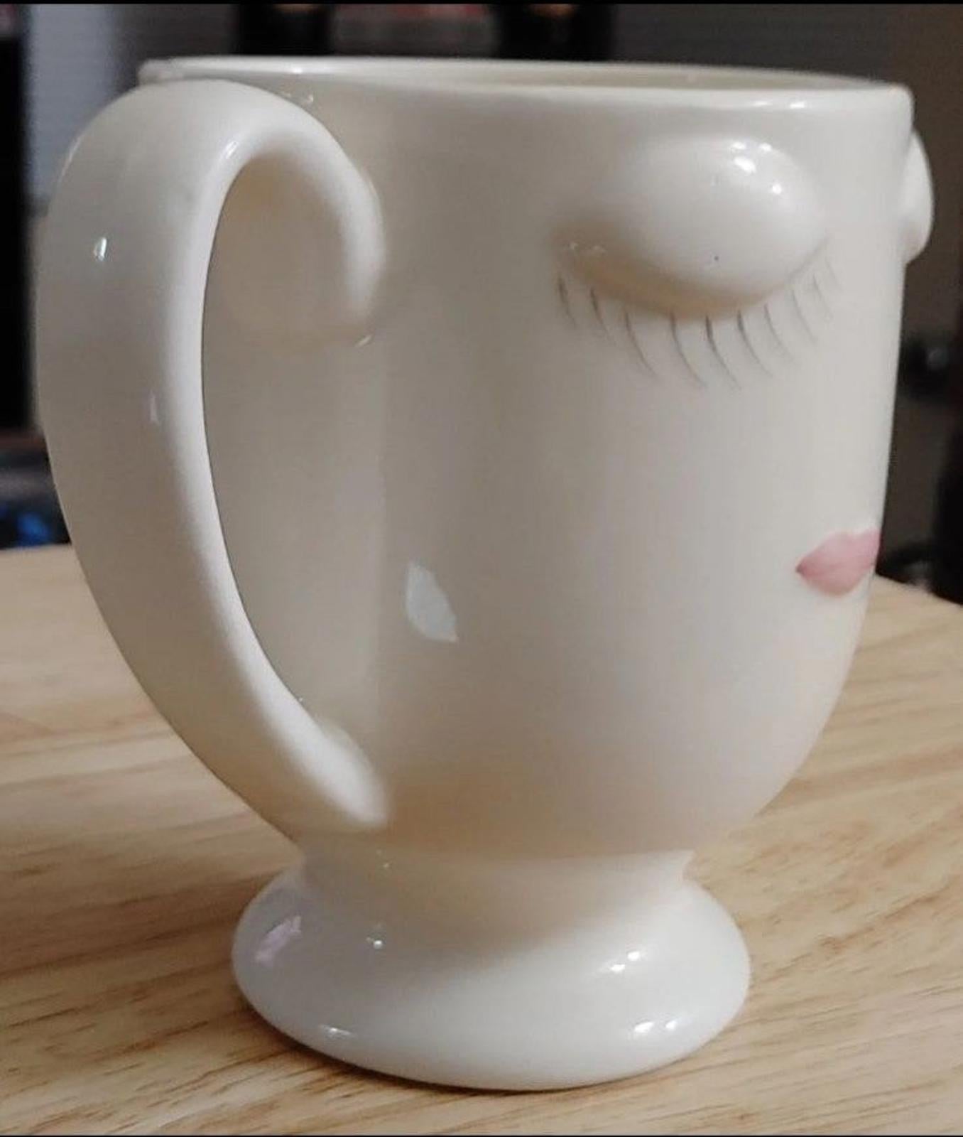 Celfie Footed Pedestal Coffee Tea Mug