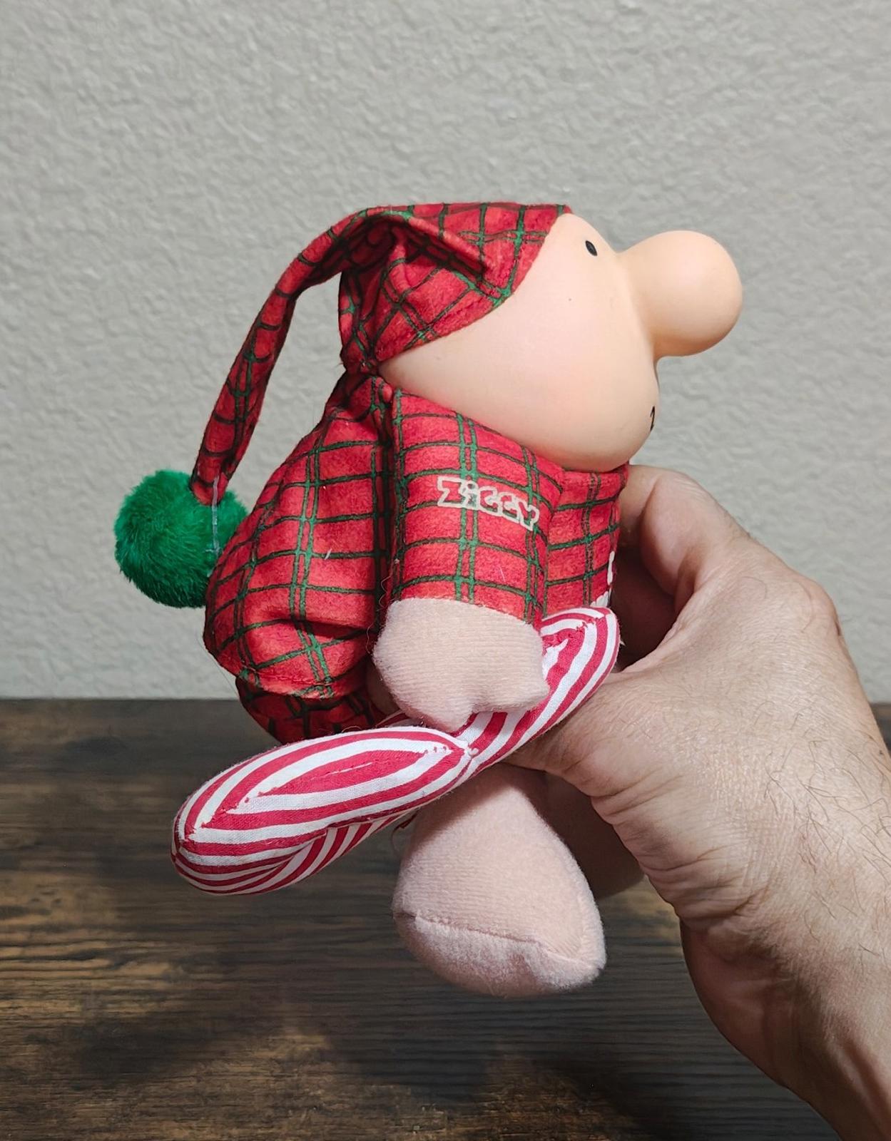 1991 Vintage "I Love You" 7" Christmas Ziggy Plush