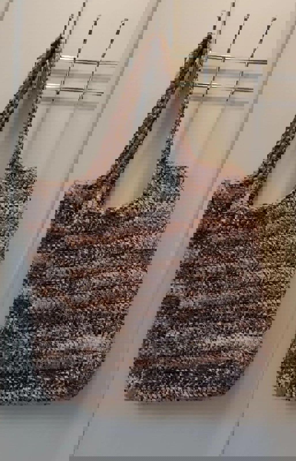 Beautiful Hand Knit Market Large Purse/Shoulder Bag/Tote bag