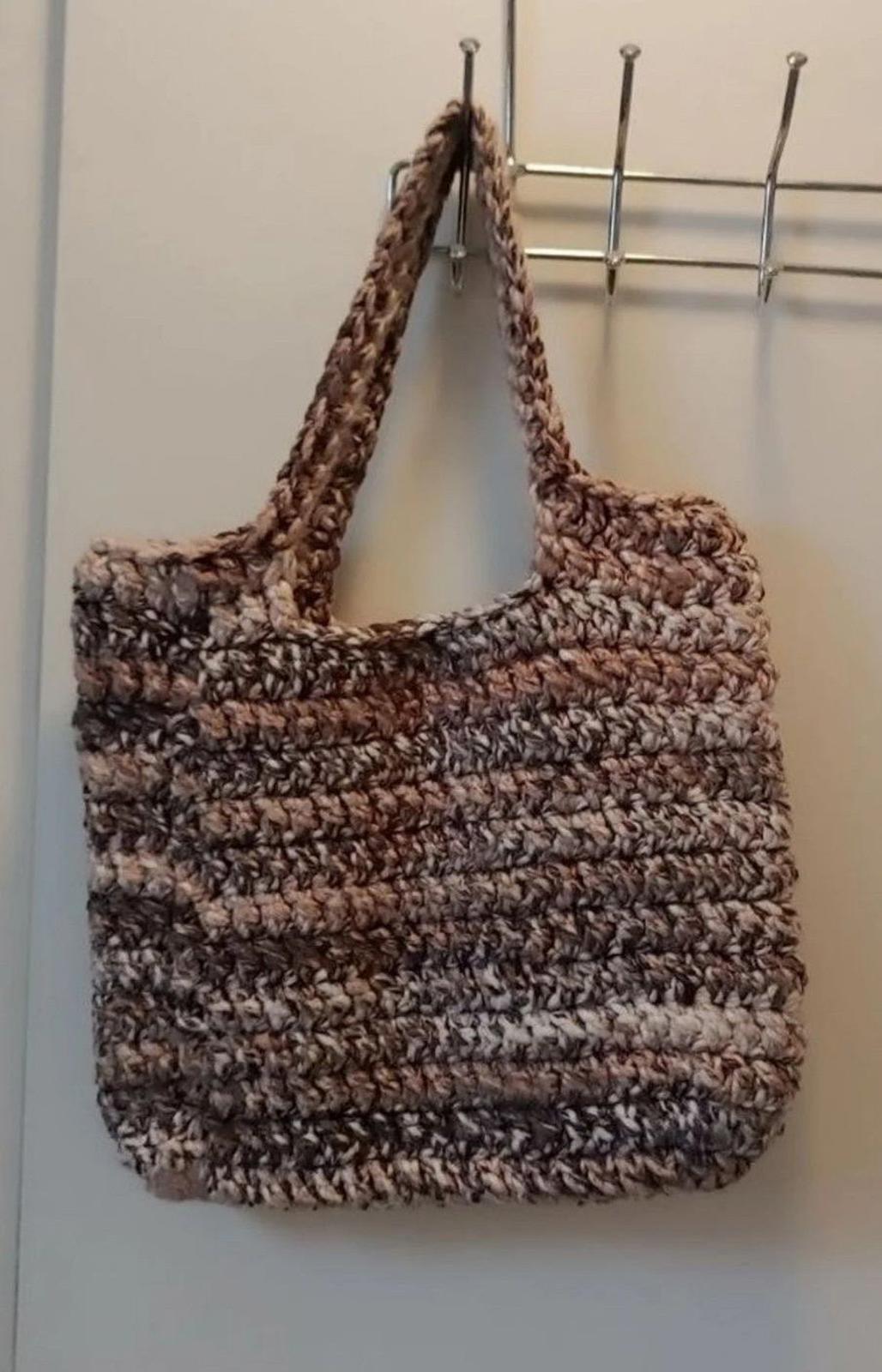 Beautiful Hand Knit Market Large Purse/Shoulder Bag/Tote bag