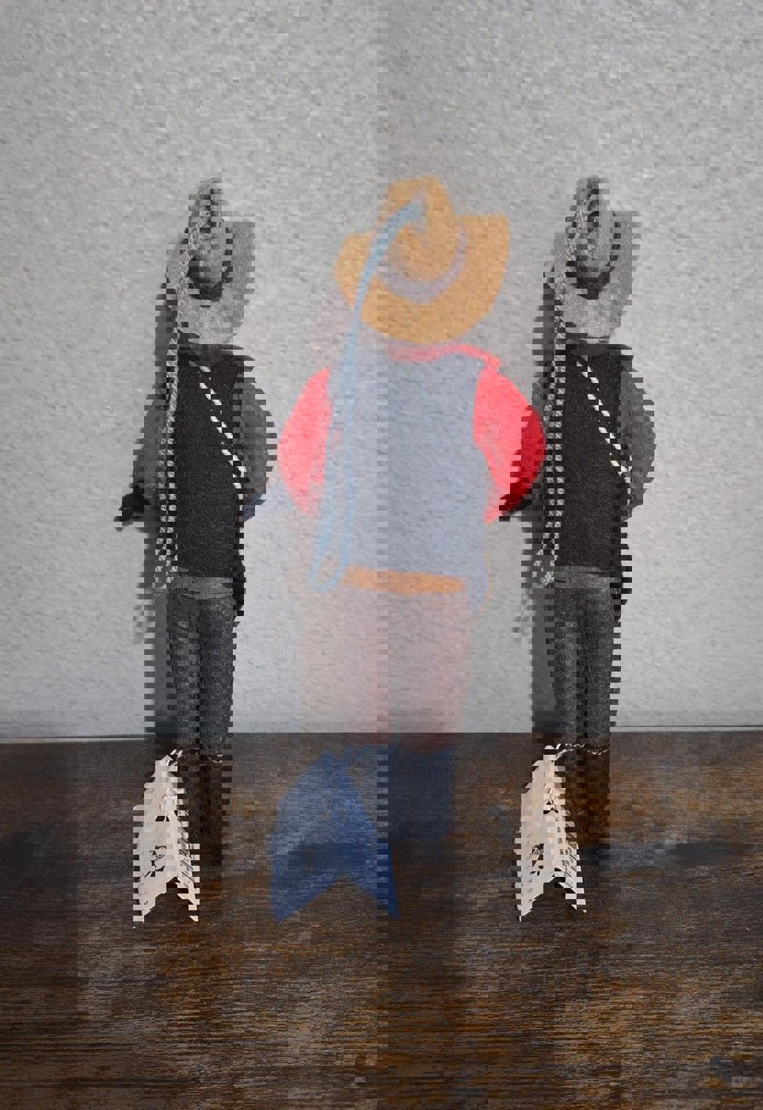 Handmade Hank Williams Felt/Wool Ornament