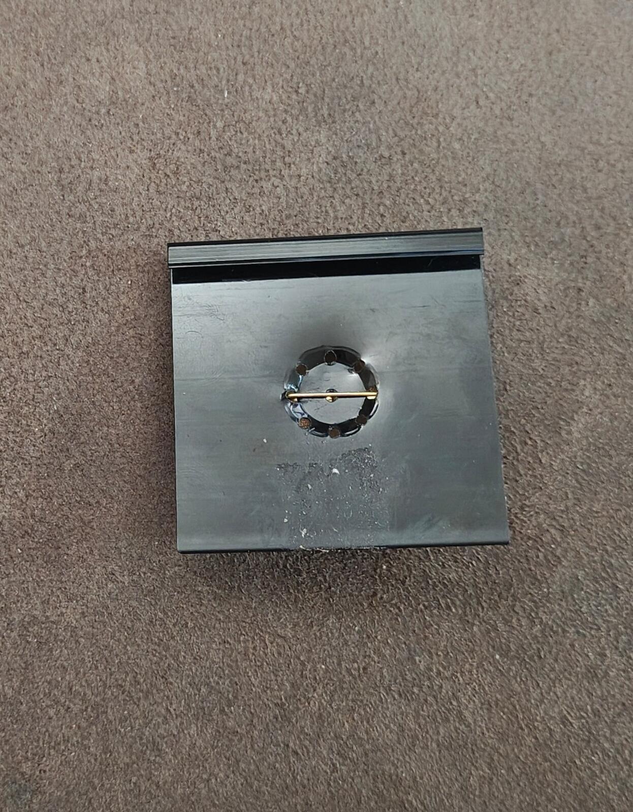 1980s Birdhouse Two Tone Brooch