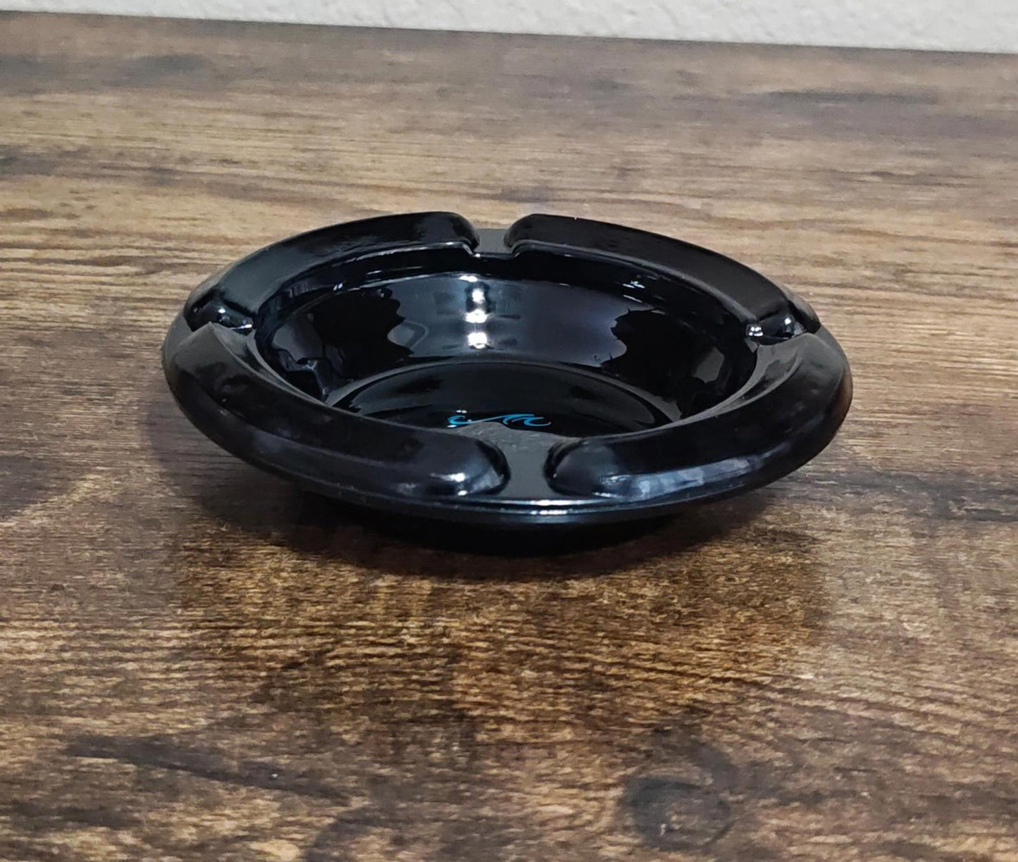 1990s Mandalay Bay Resort & Casino Las Vegas Black Ashtray