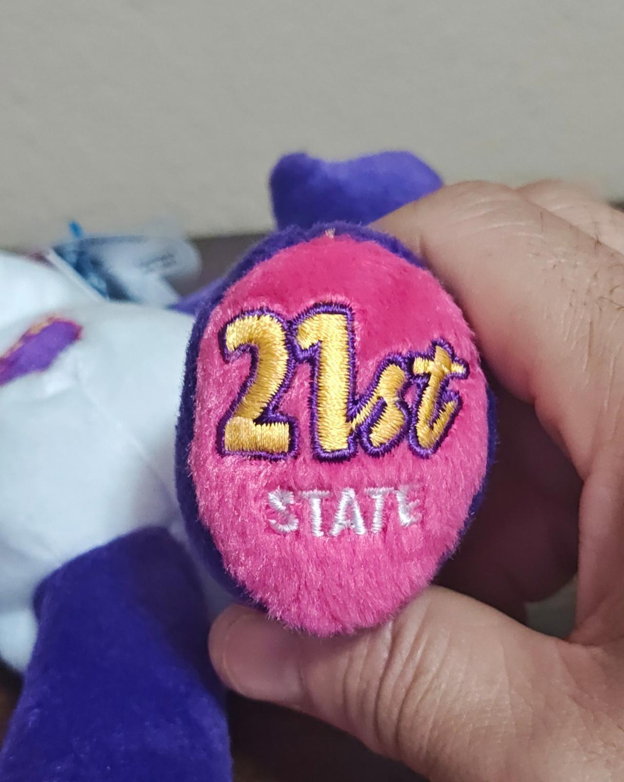 2003 Limited Treasures Illinois State Quarter Bear Collectible Plush