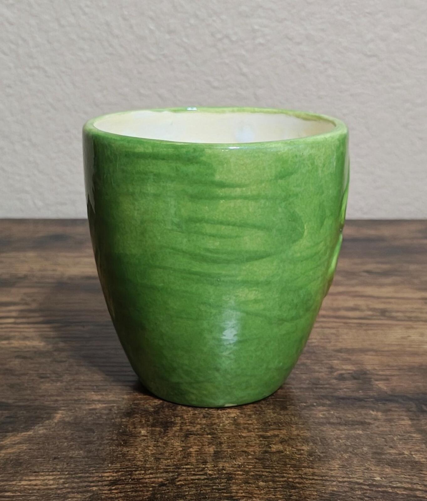 Large Green Lucky Ceramic Mug