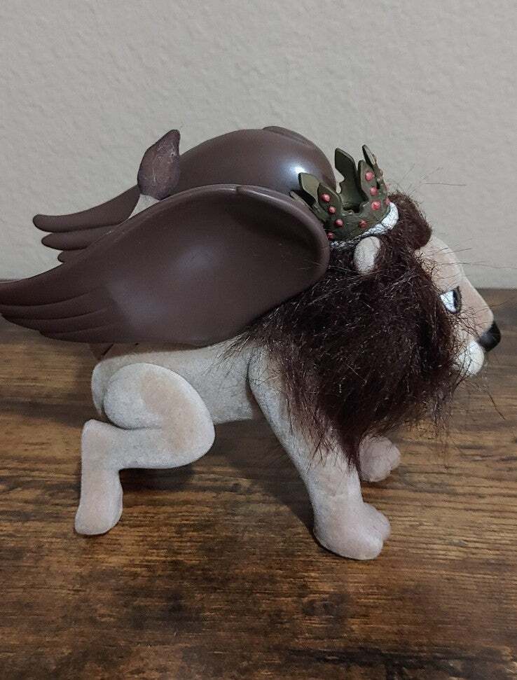 2002 Large Fuzzy Lion King Moonraker Deluxe Figure