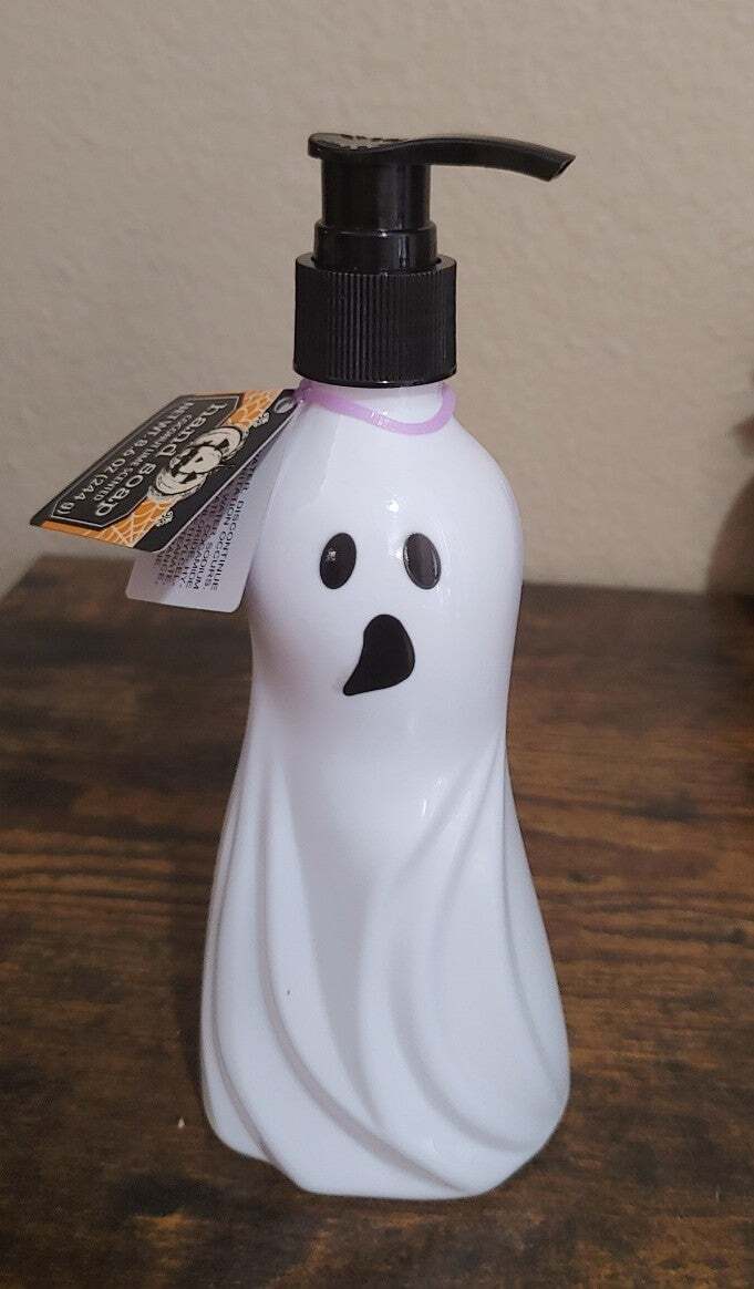 Spooky 2pc-Set Halloween Ghost & Skull Refillable Dispenser