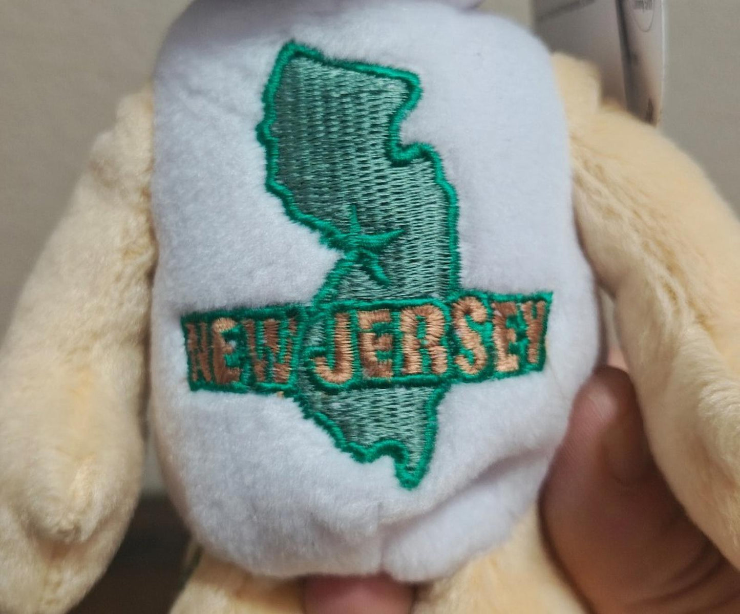 2001 Limited Treasures New Jersey State Quarter Bear Collectible Plush